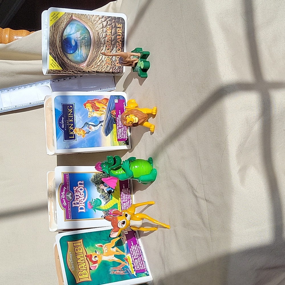McDonald's Disney 1990's Happy Meal Collectables.